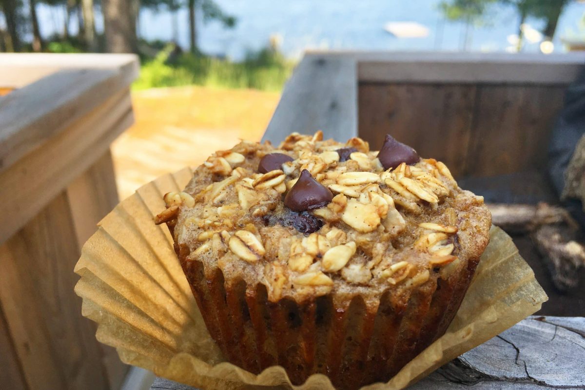 Chocolate Chip Banana Oat Muffins